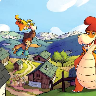 Le nouveau sentier ludique animé par une BD.