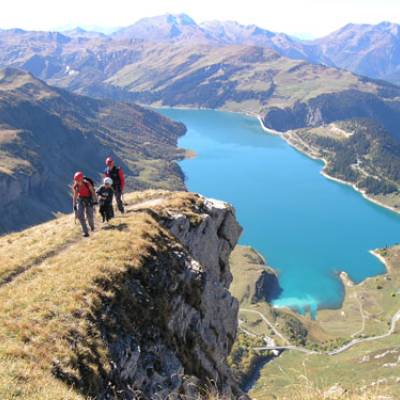 Via ferrata du Roc du Vent à Arêches-Beaufort