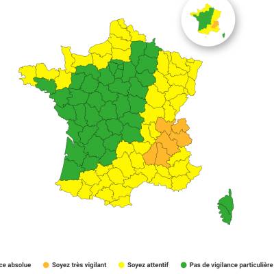 Alerte orange orages 26 aout