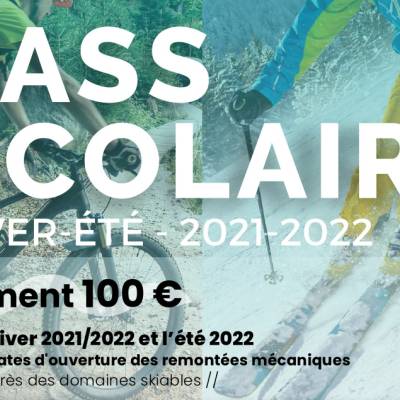 Pass scolaire pour l'hiver 2021 / 2022 et l'été 2022