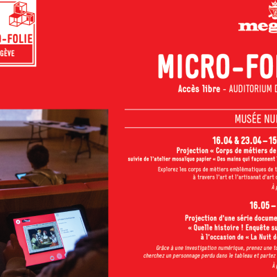 Programme du musée Micro-Folie de Megève au printemps 2026 - Mairie de Megève