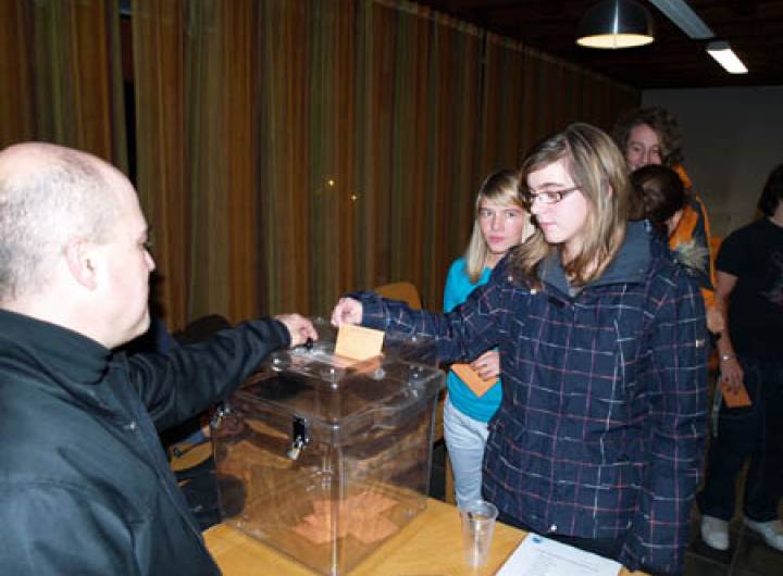 Vote du Conseil Municipal des Jeunes