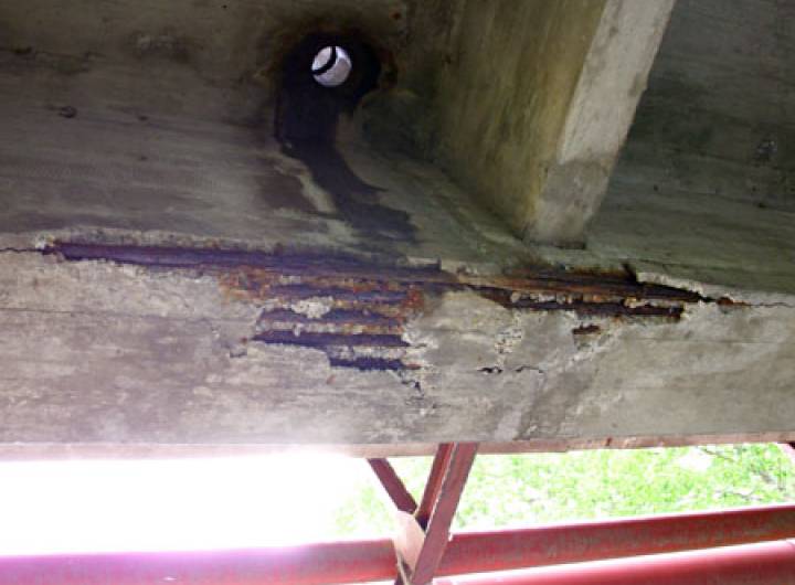 Pont de l'Île bien avant les travaux, le 8 juin 2011