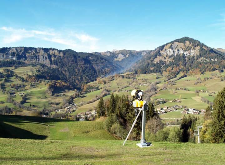 Extension du réseau de neige de culture en octobre 2010