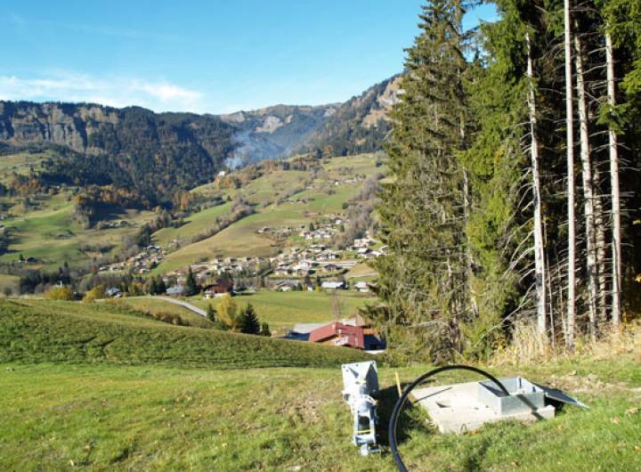 Extension du réseau de neige de culture en octobre 2010