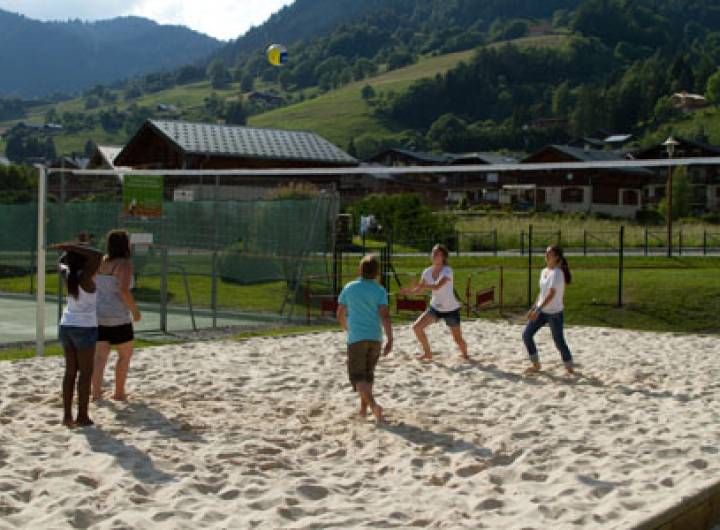 Terrain de beach volley