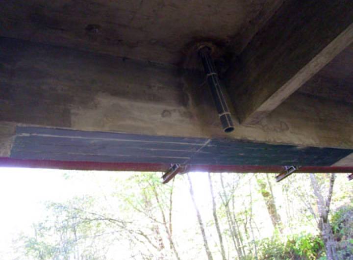 Pont de l'Île après les travaux d'octobre 2011