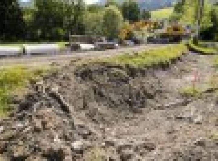 Aménagement de la route de la Rosière en cours en septembre 2012 - Gaël Joncour/detailphoto.com