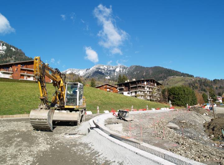 Carrefour entre la RD 1212 et la route des Grabilles le 7 novembre 2012