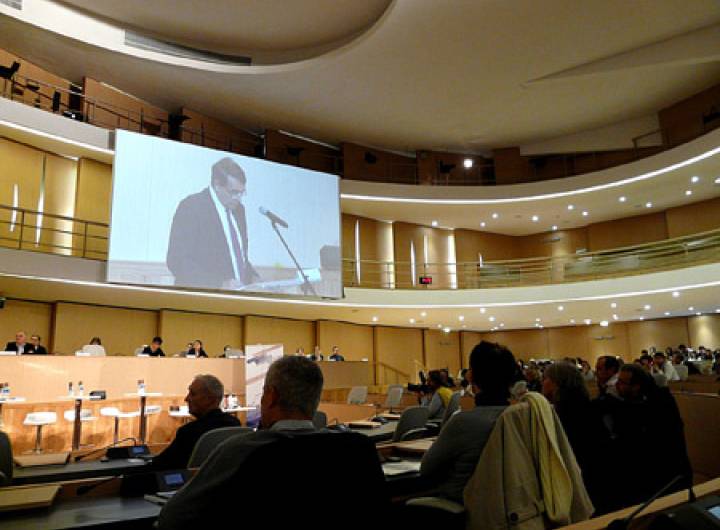 Trophée de l'innovation pour le territoire, organisé par le Conseil régional, dont la remise des prix  a eu lieu le 26 novembre 2012 - Bernard Demonchy et Marie-Luce Frescurat