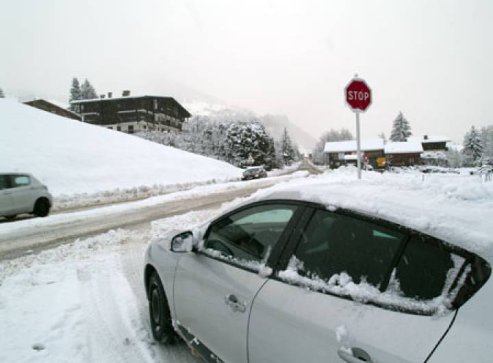 Ouverture de la route des Grabilles depuis le pont de la Rosière à la RD 1212, le 3 décembre 2012