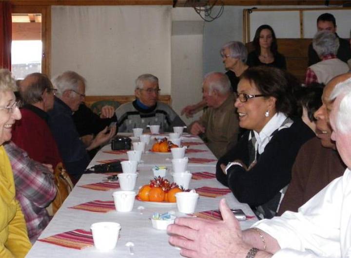 Galette des anciens à la Maison de la montagne le 20 janvier 2013 - Sylvie Bessy