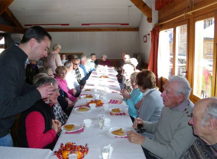 Galette des anciens à la Maison de la montagne le 20 janvier 2013 - Sylvie Bessy