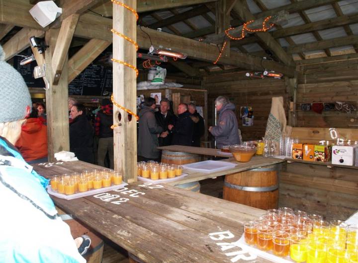 Inauguration du pont de la Rosière le 2 février 2013 - Sylvie Bessy ou David Morineau