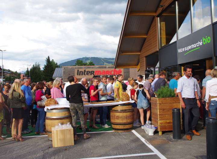 Magasin &quot;Les comptoirs de la bio&quot; ouvert à Praz sur Arly début juillet 2018