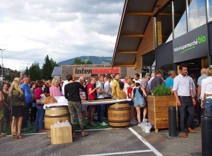 Magasin &quot;Les comptoirs de la bio&quot; ouvert à Praz sur Arly début juillet 2018