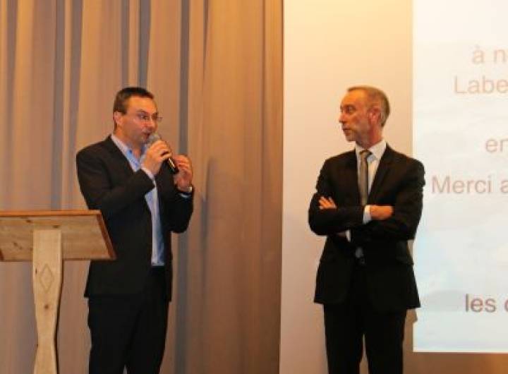 Vœux du maire à la salle des fêtes de Belambra le 23 janvier 2019 - Céline Combes