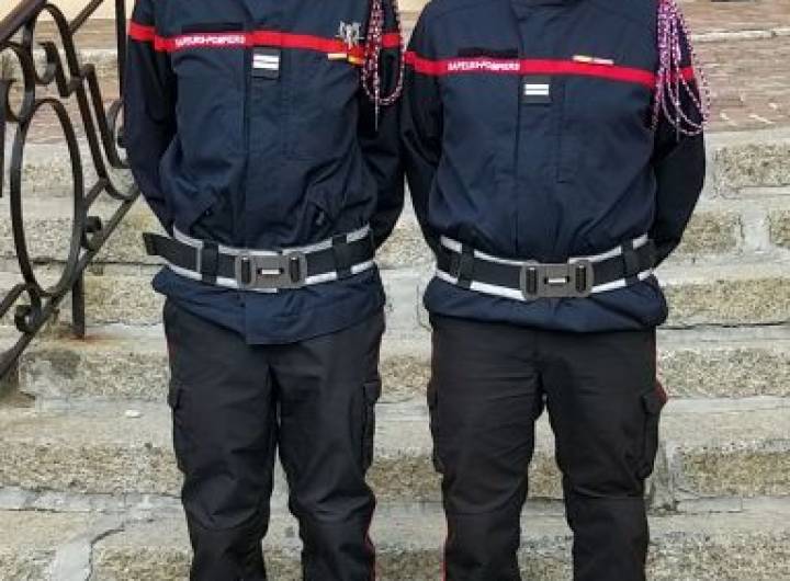 Nomination de Marc Joguet à la tête du Centre de secours de Megève/Praz-sur-Arly en mai 2019 - C. Bibollet/Yann Jaccaz