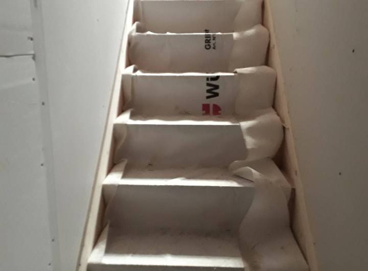 Encloisonnement de l'escalier