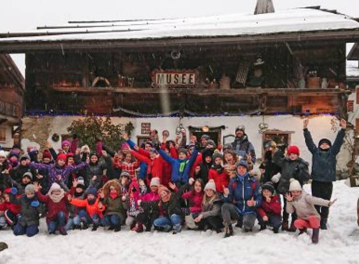 Les Roscovites en classe de neige à Praz en février 2020