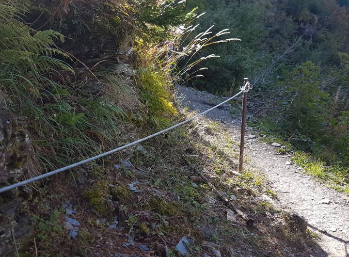 Sentier des Tendues : nouveau câble