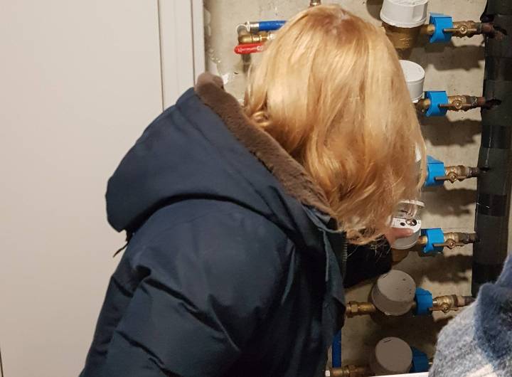 Chalet Sylvand : accueil de la locataire Alice Petit le 18 décembre 2020