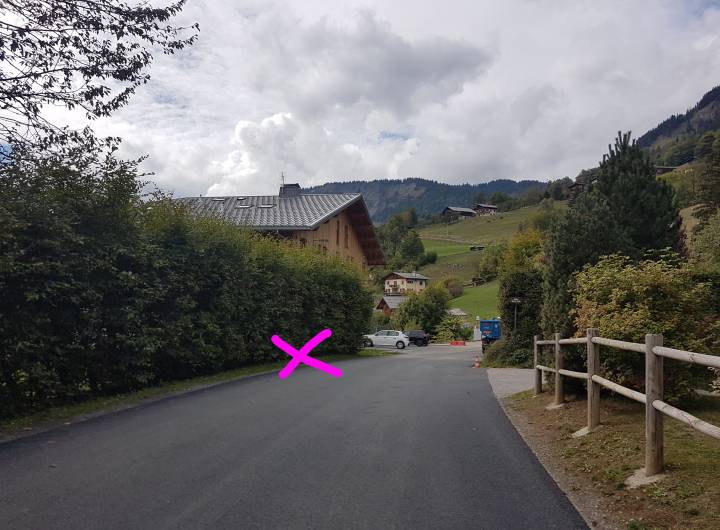 Emplacement du futur parking de 5 places © Marie-Anaïs Lien