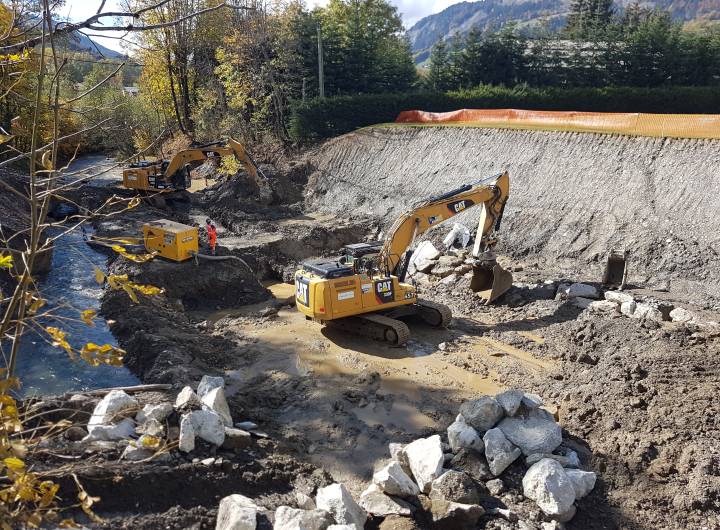 Avancée du chantier au pont de l'Île le 10 octobre 2022 - Marie-Anaïs Lien