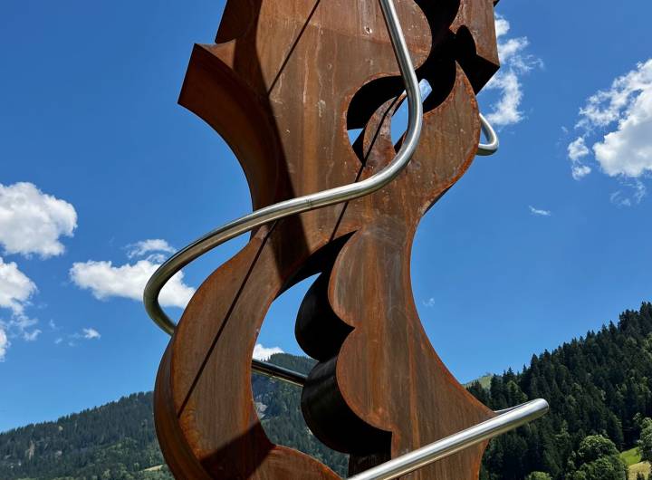 Inauguration du plan d'eau de Praz, le 8 juillet 2023