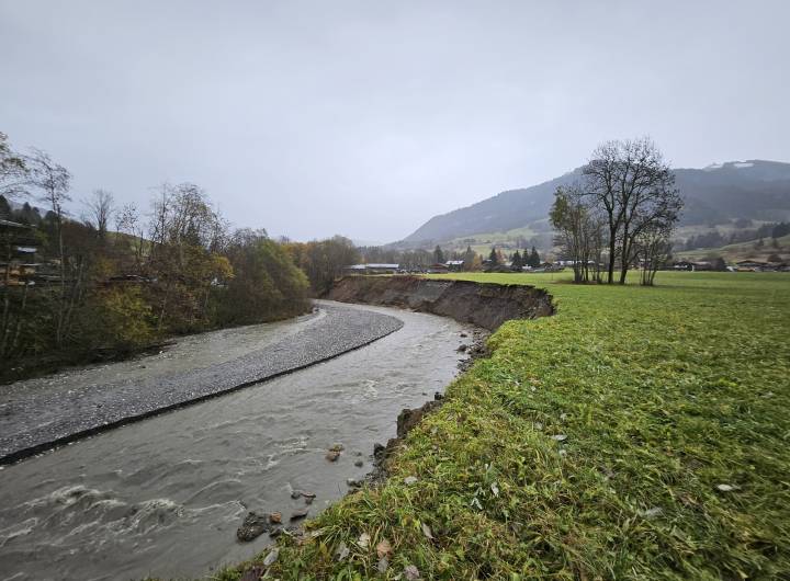 Dégâts des pluies torrentielles du 14 novembre 2023, à Praz - Jean-Paul Jaccaz