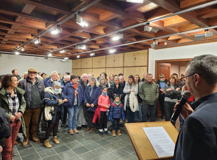 Inauguration du pôle médical et pot de départ en retraite le 20 décembre 2023 - Pierre Bessy