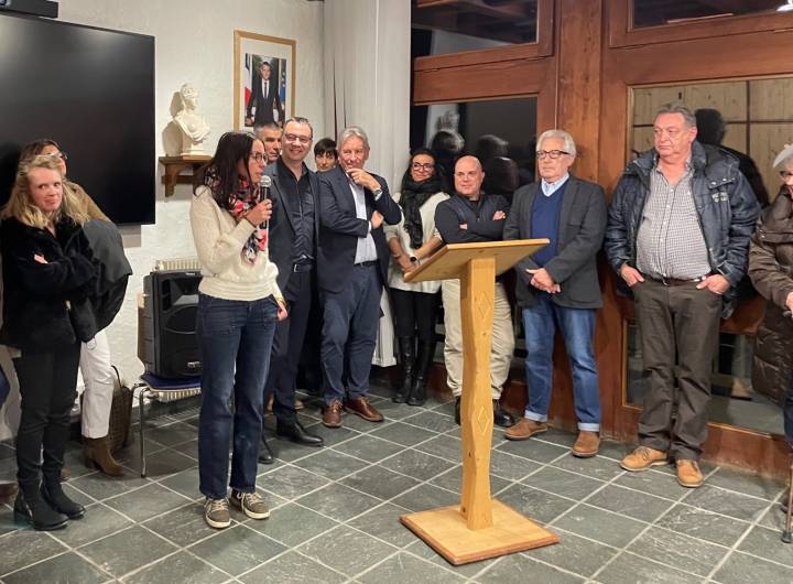 Inauguration du pôle médical et pot de départ en retraite le 20 décembre 2023 - Céline Combes