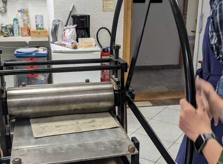 Atelier de typographie et de gravure réalisé par les CM2 le 13/06/2024 - Marie-Anaïs Lien