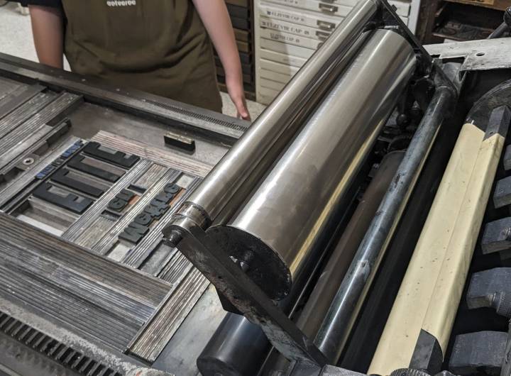 Atelier de typographie et de gravure réalisé par les CM2 le 13/06/2024 - Marie-Anaïs Lien