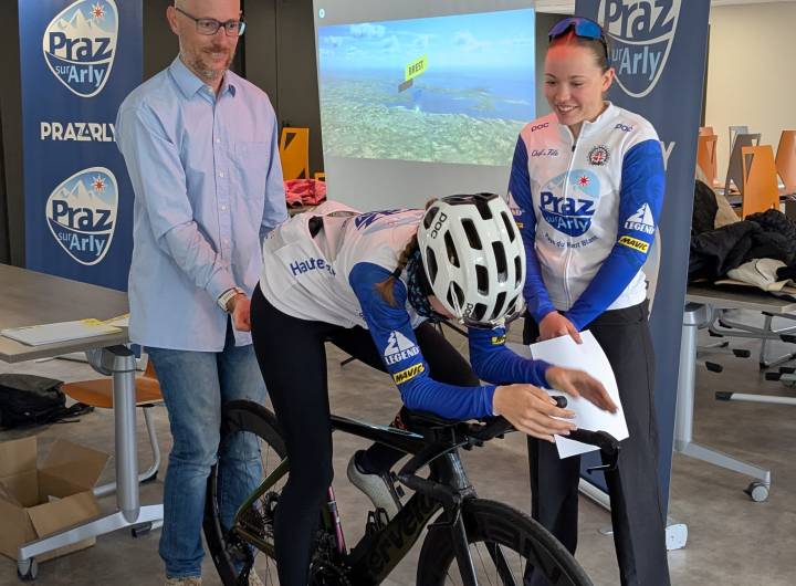 La Dictée du Tour, en prémices du Tour de France Femmes, le 28 mars 2025 - Marie-Anaïs Lien