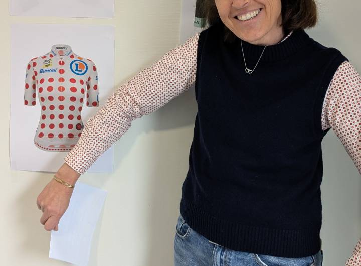 La Dictée du Tour, en prémices du Tour de France Femmes, le 28 mars 2025 - Marie-Anaïs Lien