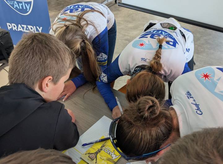 La Dictée du Tour, en prémices du Tour de France Femmes, le 28 mars 2025 - Marie-Anaïs Lien