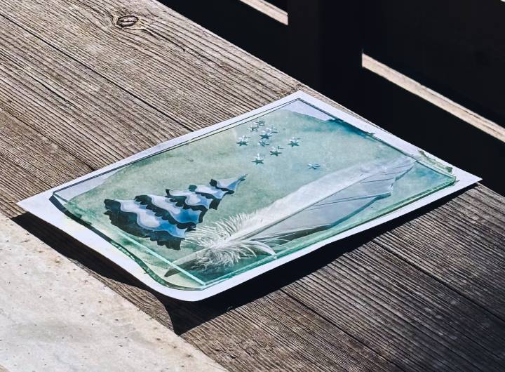 Exposition d’un ouvrage au soleil avant le lavage à l’eau – Margaux Meurisse