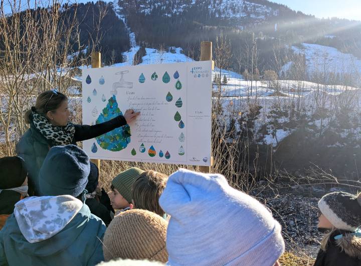 Texte écrit et lu par les élèves, avec l’appui du poète Jean-Pierre Lemesle - Marie-Anaïs Lien