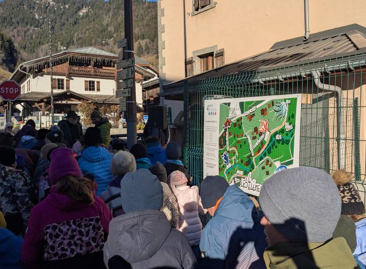 Plan réalisé par une artiste de Passy - Marie-Anaïs Lien