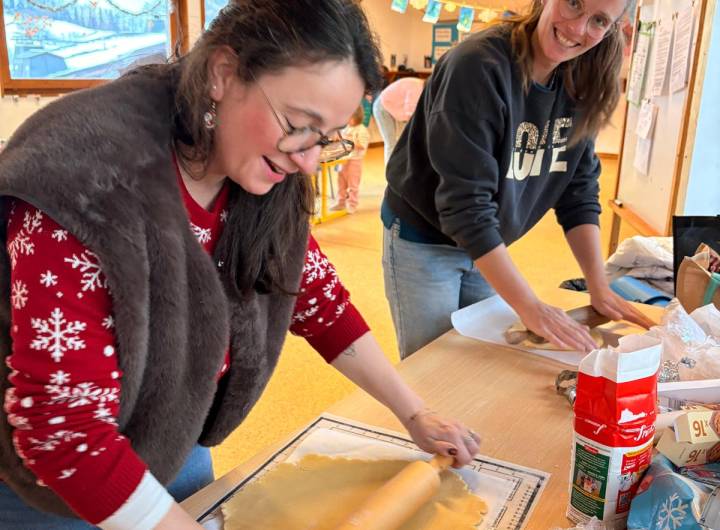 Atelier de confection de sablés à l'école maternelle le 15/12/2025 - Charlotte Groshenry Gandolfo