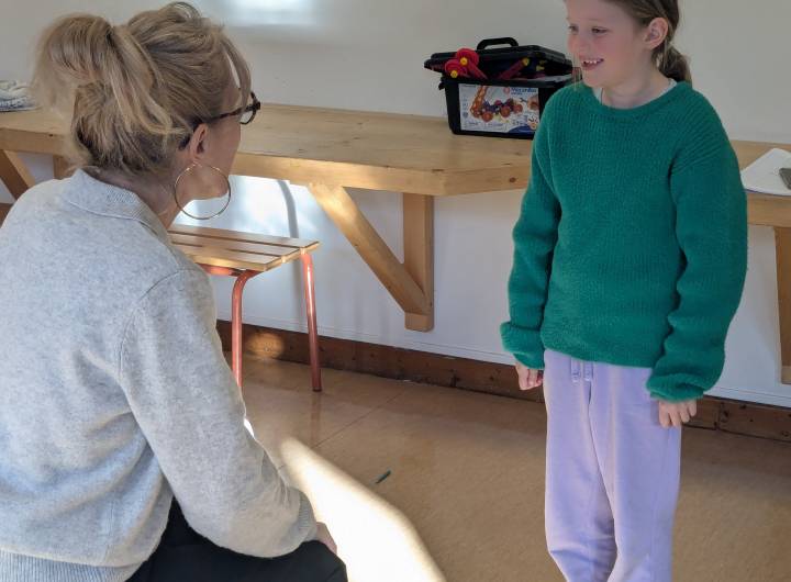 6e séance de théâtre sur 10 avec Barbara Banos le 26/02/2026 - créneau des CE1/CM1 - Marie-Anaïs Lien