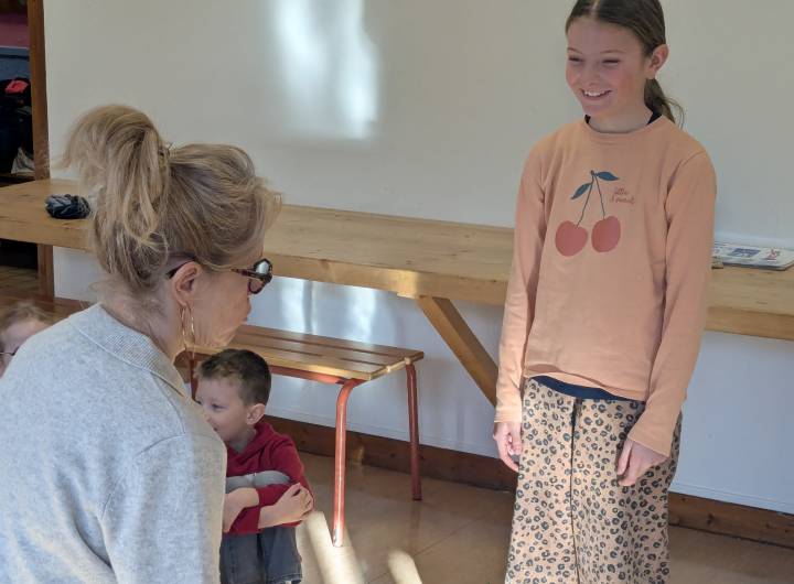 6e séance de théâtre sur 10 avec Barbara Banos le 26/02/2026 - créneau des CE1/CM1 - Marie-Anaïs Lien