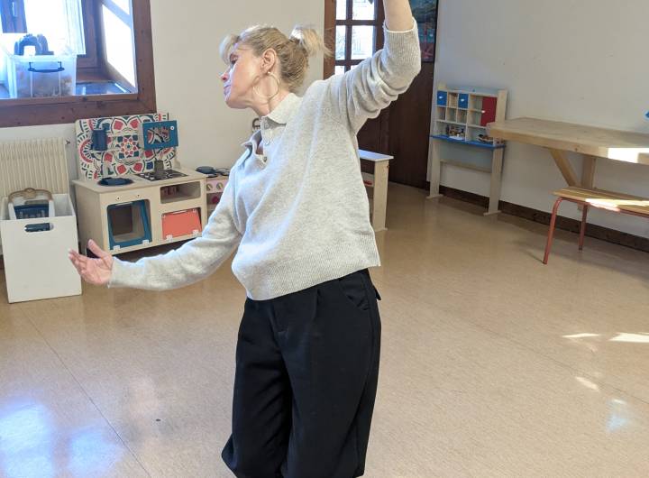 6e séance de théâtre sur 10 avec Barbara Banos le 26/02/2026 - créneau des CE1/CM1 - Marie-Anaïs Lien