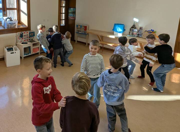 6e séance de théâtre sur 10 avec Barbara Banos le 26/02/2026 - créneau des CE1/CM1 - Marie-Anaïs Lien