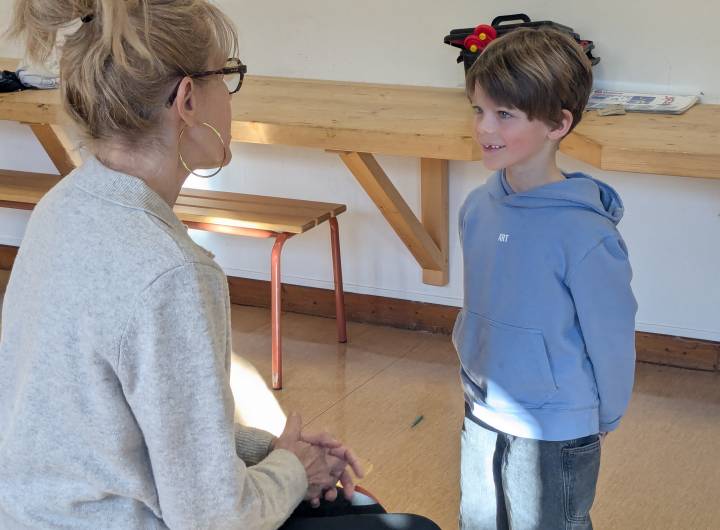 6e séance de théâtre sur 10 avec Barbara Banos le 26/02/2026 - créneau des CE1/CM1 - Marie-Anaïs Lien