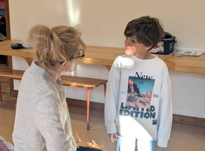 6e séance de théâtre sur 10 avec Barbara Banos le 26/02/2026 - créneau des CE1/CM1 - Marie-Anaïs Lien