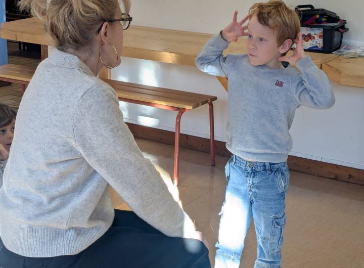 6e séance de théâtre sur 10 avec Barbara Banos le 26/02/2026 - créneau des CE1/CM1 - Marie-Anaïs Lien