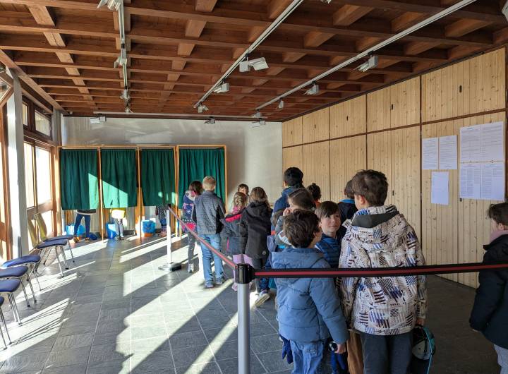 Élections des élèves de l'école des Éterlous pour choisir entre une après-midi crêpes, JO ou création Pâques le 13/03/2026 - Marie-Anaïs Lien