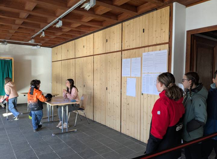 Élections des élèves de l'école des Éterlous pour choisir entre une après-midi crêpes, JO ou création Pâques le 13/03/2026 - Marie-Anaïs Lien